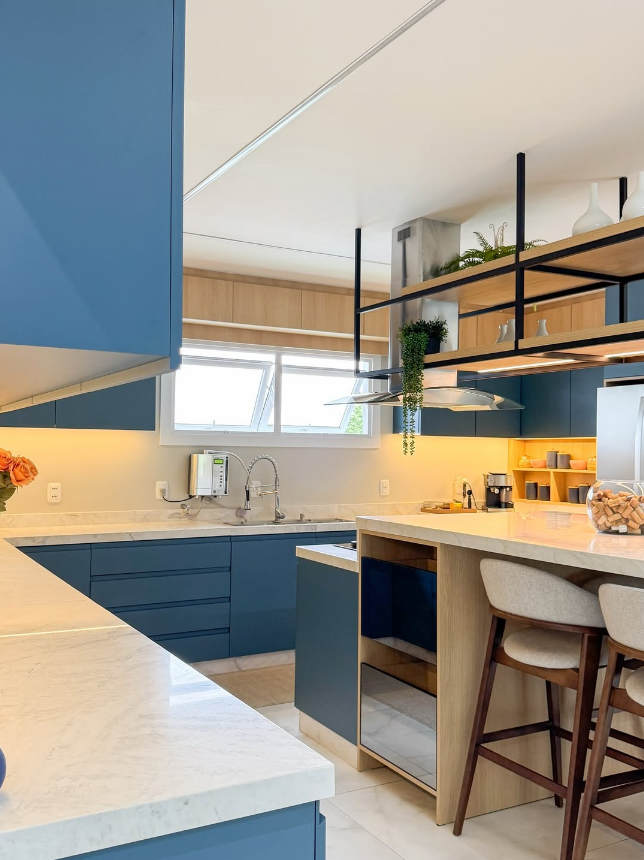Azul Profundo — Cozinha assinada da Otimizare